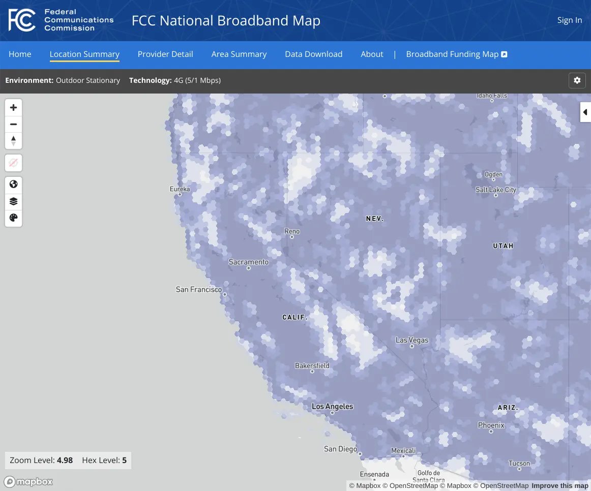 California is a rich mix of urban and hard-to-reach rural areas. Some of the poorest residents are in the least connected areas, ensuring they will struggle to use bloated sites.